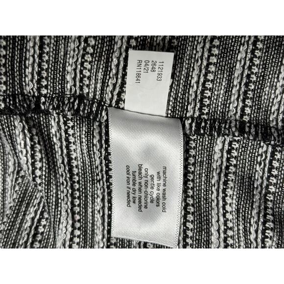 Lane Bryant Open Front Cardigan Sweater Womens Size 22/24 Gray Geometric Print - Picture 5 of 7
